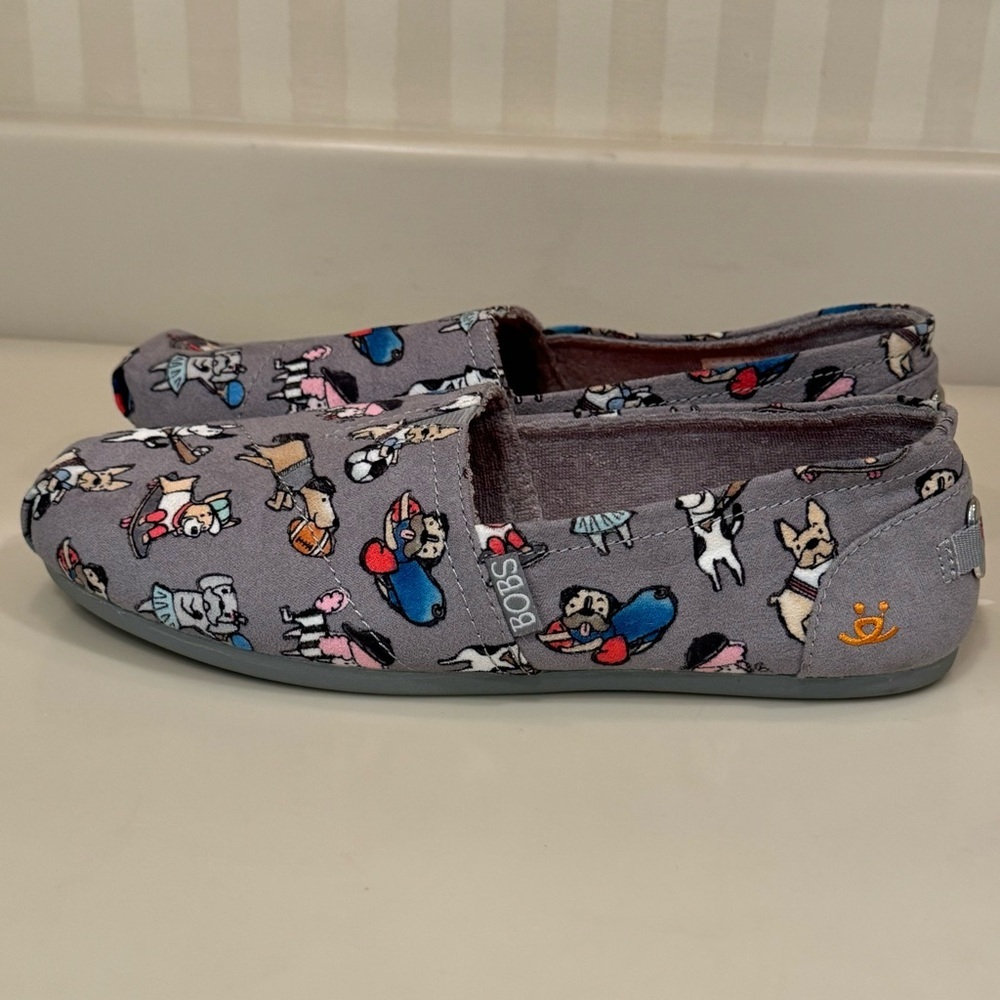 Bobs Plush Sporty Dogs Casual Slip-On Flats Bobs For Dogs New - Picture 8 of 16